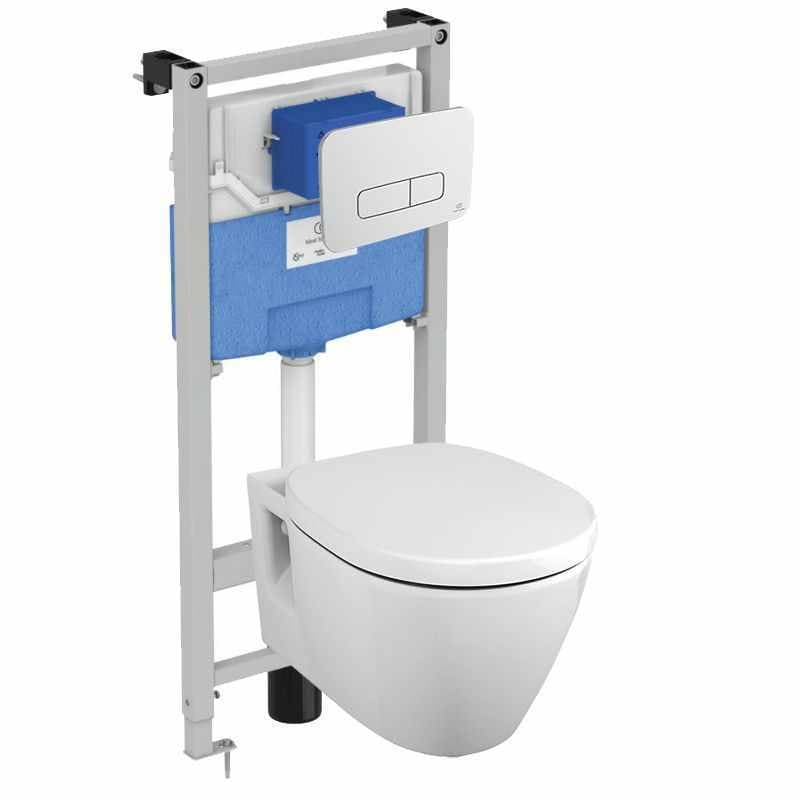Installation of a built-in structure (toilet)